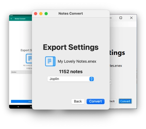 Notes Convert